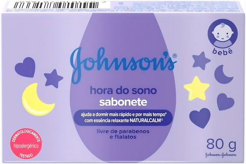 Sabonete Em Barra Johnson's Baby Hora Do Sono 80g
