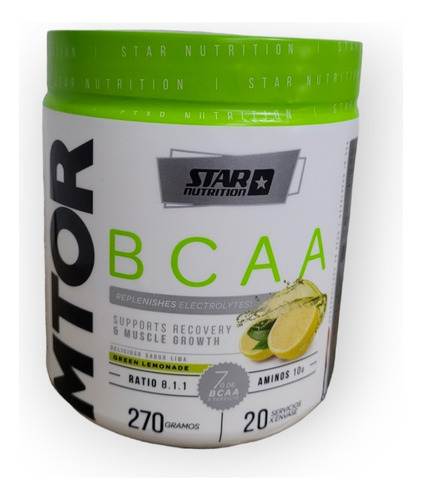 Aminoácidos Bcaa + Glutamina Mtor Star Nutrition