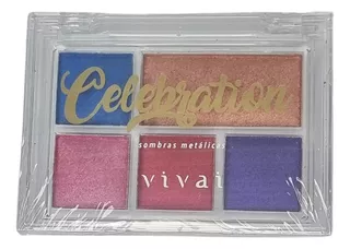 Paleta Estojo Sombras Metálicas Celebration Vivai