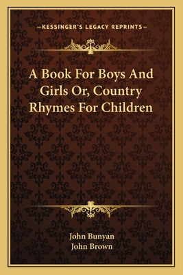 Libro A Book For Boys And Girls Or, Country Rhymes For Ch...