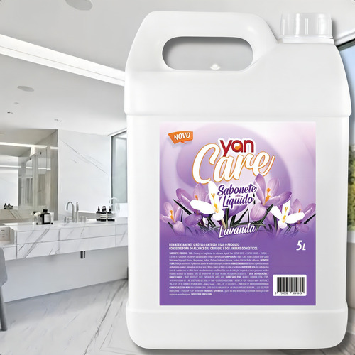 Sabonete Liquido Lavanda Pele Perfumada Galão 5 Litros