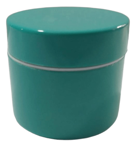 Pote Crema Doble Fondo 25gs. Aguamarina Int. Blanco. 10u.