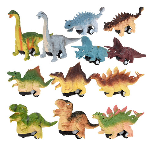Mini Modelo Animal Diaur, Camión De Juguete, Coche Retráctil