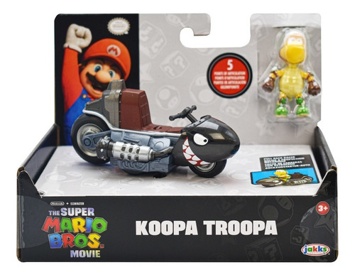 Super Mario Bros Movie Koopa Troopa Coche De Carreras Jakks