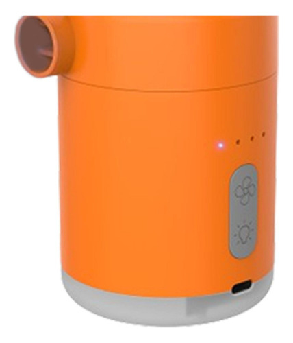 Bomba De Aire Eléctrica Para Inflar Y Desinflar Con Naranja