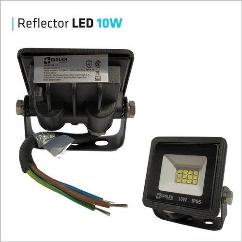 Reflector Led 10w Multiled Slim Bajo Consumo Exterior
