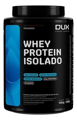 Whey Protein Isolado - Pote 900g Sabor Chocolate