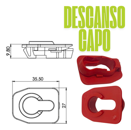 Trava Suporte Vareta Capô Ducato 2.3 2.8 1998 /2016 01 Par