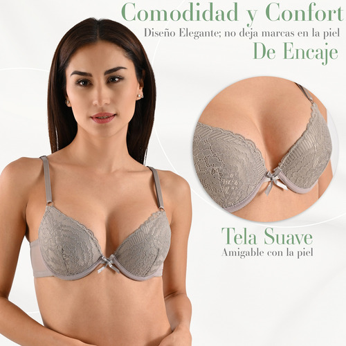 Brassier Cómodo Para Mujer Pink Label Set 2 Modelo 2503