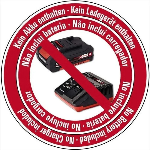Mini Sierra Inalambrica Einhell Te-cs 18/89 Li Sin Bateria Negro/Rojo