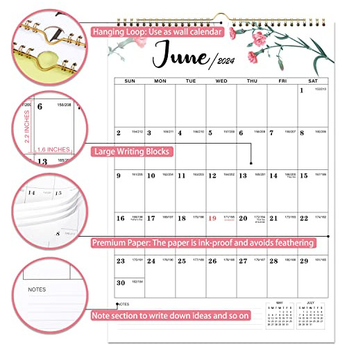 Calendario 2024 Vertical De Pared, Sep. 2023 Dic. 2024,...