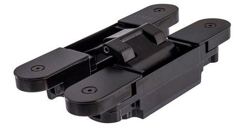 Dobradiça Invisível Oculta 160mm Inox Preta 3d - Uma Peça