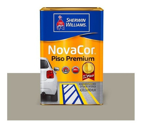 Tinta Piso Novacor Sherwin Williams Cor Concreto 18l