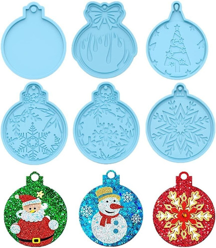 Moldes De Resina For Adornos Navideños Árboles Copos Nieve