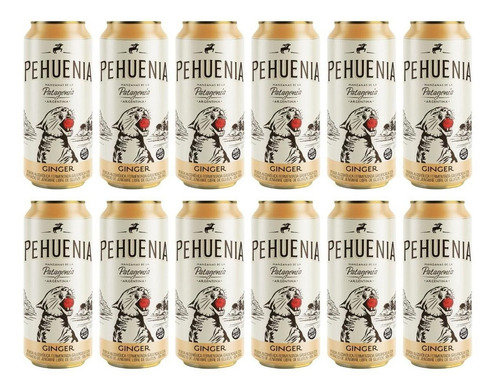 Sidra Pehuenia Jengibre Lata 473ml Pack X12 La Barra