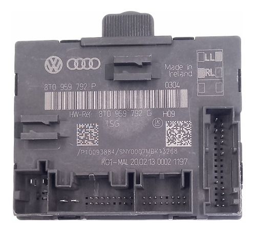 Modulo Control Puerta Audi A4 09-14 #8t0 959 792 P