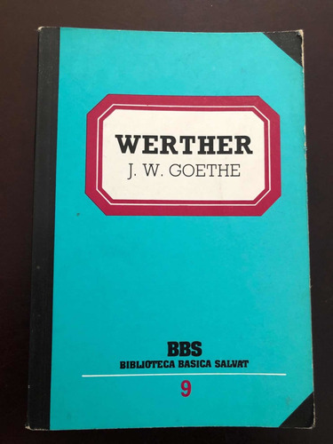 Libro Werther - J.w. Goethe - Muy Buen Estado - Oferta