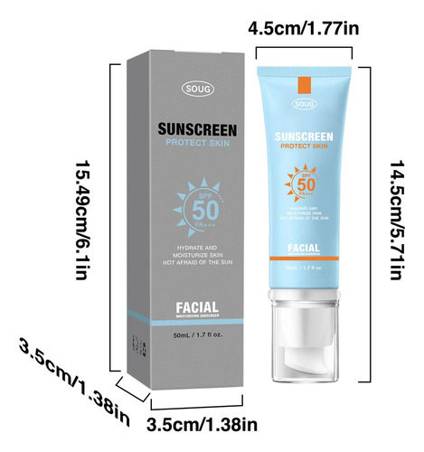 Hd El Protector Solar Hidratante F Es Ligero Y Refrescante,