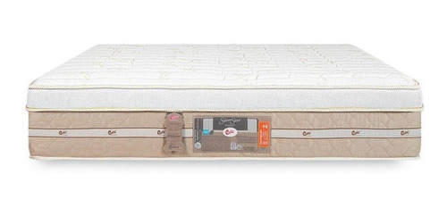 Colchão Castor King Pocket Silver Star Air One 193x203x32cm Cor Bege