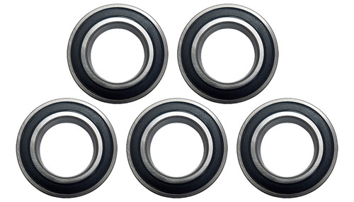 Kit Rolamento 6002 2rs Com 5 Peças 15x32x9mm