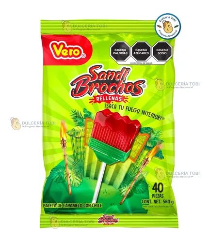 Vero Caramelo Sandi Brochas 50pc