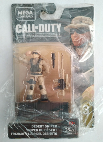 Mega Construx Call Of Duty Francotirador Del Desierto Serie3