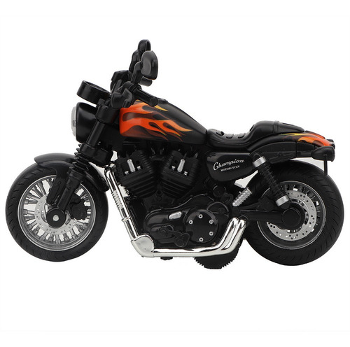 Modelo De Moto Eléctrica Toy Alloy Motorcycle Light Music