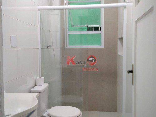 Imagem 10 de 10 de Kitnet À Venda, 28 M² Por R$ 215.000,00 - José Menino - Santos/sp - Kn0388
