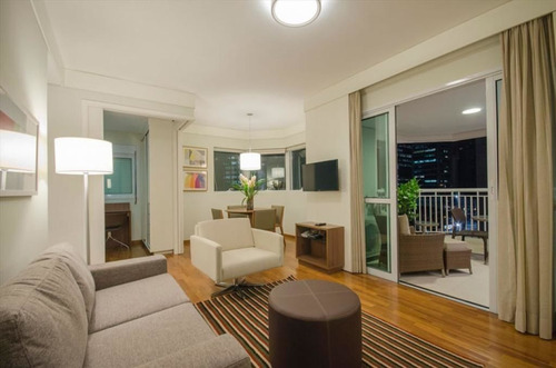 Imagem 1 de 15 de Flat Estanconfor Vila Olimpia Fora Do Pool Duplex - Sf24855