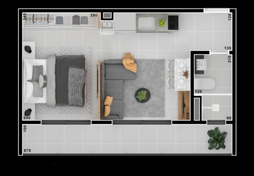 Imagem 23 de 24 de Apartamento No Água Verde De 35,83 M2 Com 1 Quarto - La27709.2-rede - La27709.2