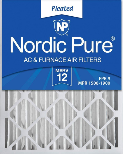 Nordic Pure 20x24x4  3-5/8 Profundidad Real  Merv 10 Horno D