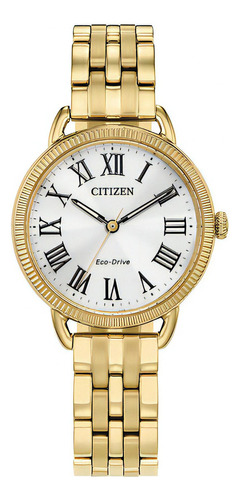 Reloj Citizen Eco-drive Classic Coin Edge Em1052-51a Mujer