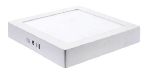 Imagen 1 de 10 de Pack X 8 Plafon Panel Led Cuadrado Exterior 18w Calido/ Frio
