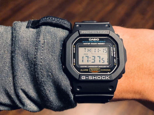 Relógio Casio G-shock Masculino Dw-5600e-1vdf