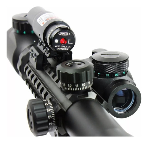 Mira Laser Punto Rojo Rifle Pcp Laser Rifle Riel 11/20mm