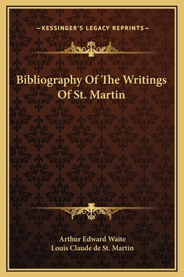 Libro Bibliography Of The Writings Of St. Martin - Waite,...