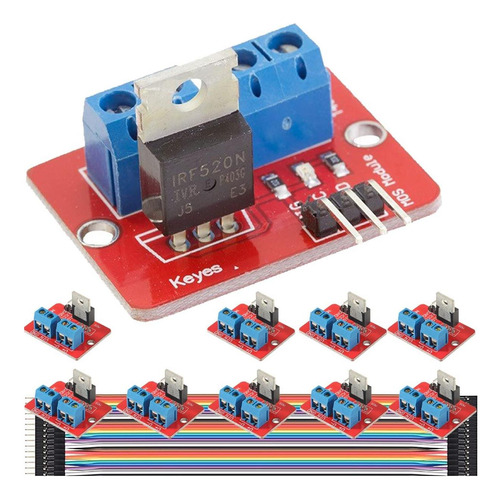 Daokai 10pcs Módulo Del Controlador Mosfet Tube Efecto De 5v