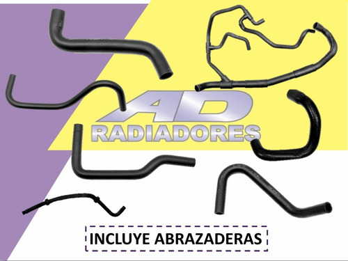 Kit Mangueras Agua Ford Ranger 2.8 Powerstroke C/abrazaderas