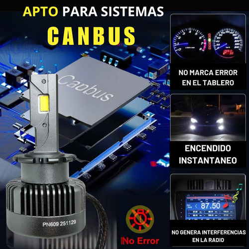 Lampara D4s D4r Led Para Toyota Corolla Sw4 Srv Hilux Kit 2u