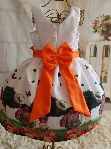 Vestido Fantasia Infantil Moana - Emfantasy