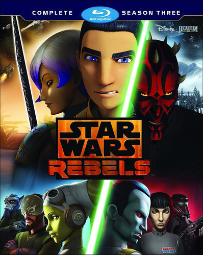 Star Wars Rebels Temporada 3 Tres Completa Serie Tv Blu-ray