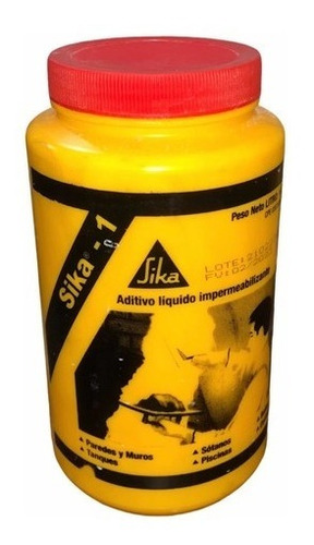 Sika 1 Aditivo Liquido Impermeable 1 Lts