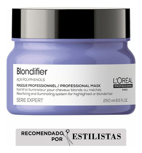 Shampoo + Mascarilla Para Cabello Rubio Loreal Blondifier