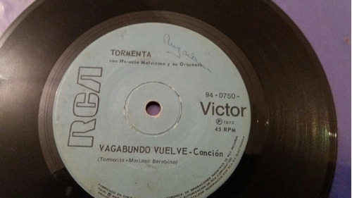 Vinilo Single De Tormenta  Vagabundo ( G68