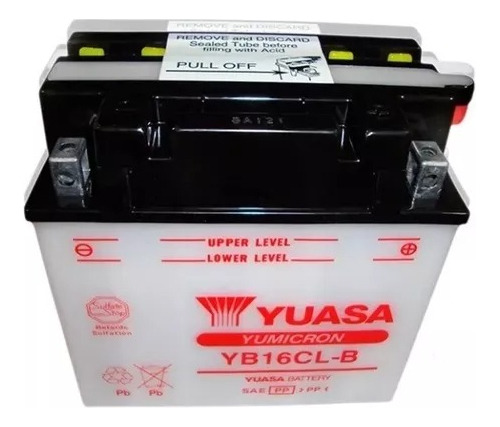 Bateria Yuasa Yb16cl-b Atv Moto Jet Sky C/liquido Envio S/c