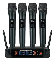 Comprar Set Microfonos Inalambricos X4 Gadnic Uhf Profesionales Pila