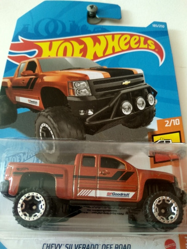 Carro Colección Hot Wheels Chevy Silverado Off Road Mattel