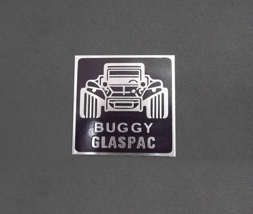 Emblema Edição Limitada Buggy Glaspac Classico Raridadeblack