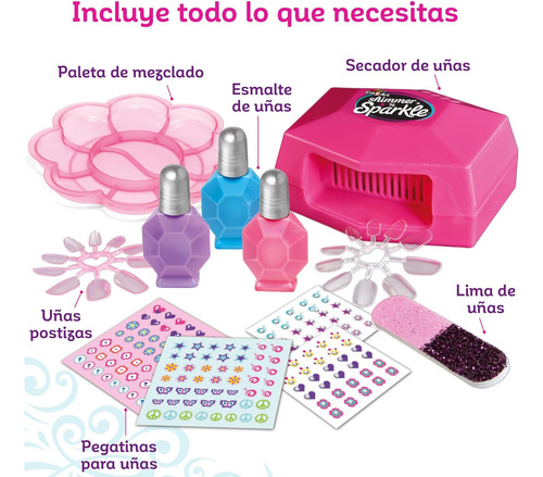 Set De Manicura Mágica Crazart Estudio De Uñas
