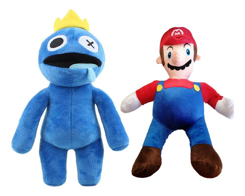 Kit Mario Bros De Peluche + Blue Baby Doll Roblox Plug 50 Cm